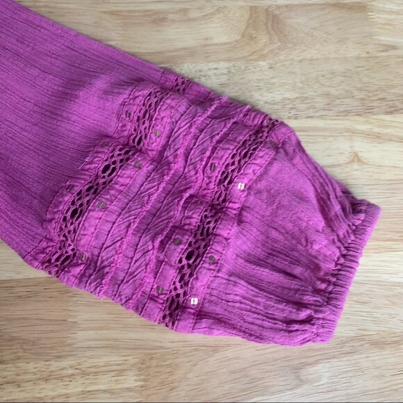 Free People Summer Stars Button Up Shirt Size XS - Picture 8 of 12